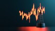 © Arthur Constantine - Futuristic Digital Oil Price Fluctuations in Holographic Energy Market Trends - with Copy Space and Selective Focus