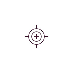 Poster - calibrate outline icon. Linear vector from computer concept. Thin line calibrate icon isolated on white background