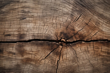 Processed collage of old cracked brown wood material texture. Background for banner, backdrop