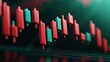 © Arthur Constantine - Futuristic Holographic Energy Graphs Illustrating Oil Price Crash in Digital Financial Market Interface with Selective Focus -