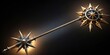 © Triple P - Radiant celestial staff vs dark spiked staff, contrasting designs