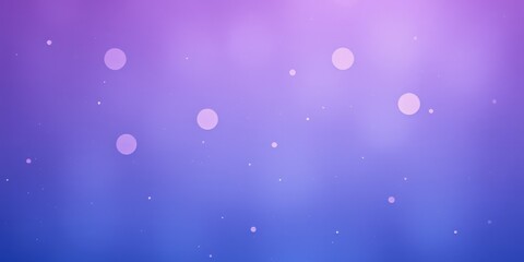 Canvas Print - Abstract purple and blue background with bokeh lights.