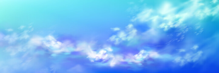 Wall Mural - Blue Cloudy Sky