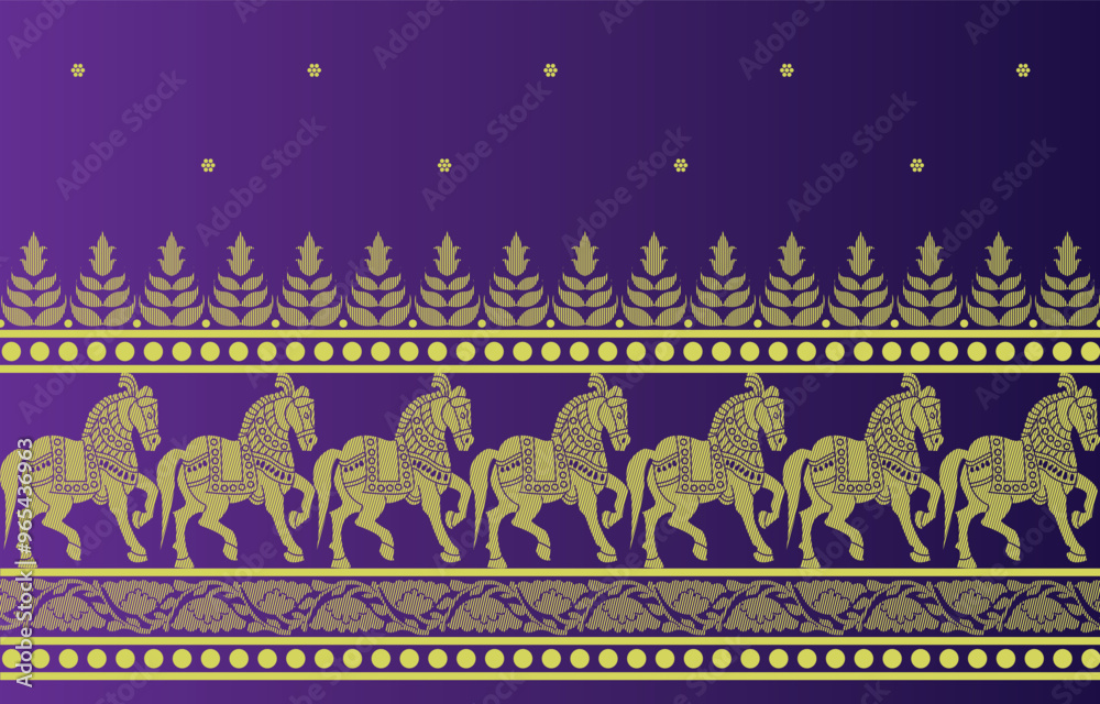 Saree Layout Indesign beautiful graphic saree design and this sari design is in Indian style ...