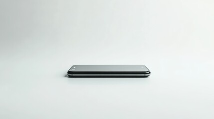 Poster - A Black Smartphone Lying on a White Surface