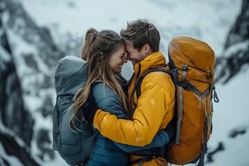 couple of mountain climbers