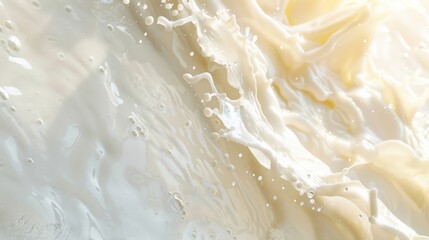 Poster - Abstract summer banner background with water waves in sunlight and moisturizer cosmetics copy space