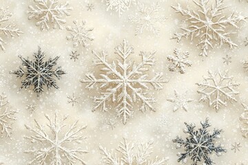 A background, snowflakes. Generative AI