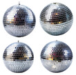 © beast01 - Set of disco balls on a transparent background. The concept of celebration and fun.