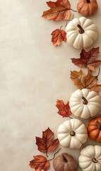 Canvas Print - Autumn Harvest Display