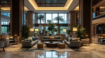 Luxury Hotel Lobby Interior Design