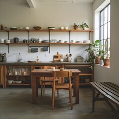 Wall Mural - Rustic kitchen interior