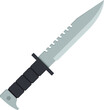 © nazar12 - Illustration of a combat knife.