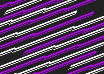 Poster - Abstract background with diagonal zigzag stripes pattern