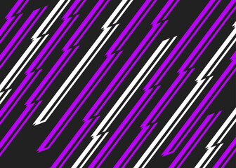 Poster - Abstract background with diagonal zigzag stripes pattern