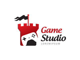 Wall Mural - Game Studio logo symbol or icon template