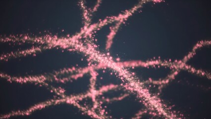 Sticker - Background of spots of pink lights