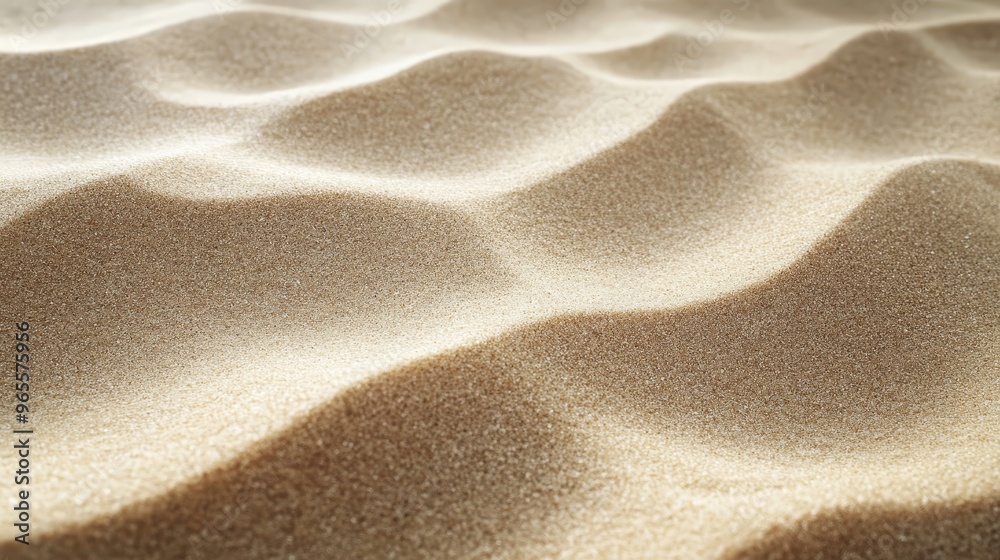 Illustrate the texture of a sandy beach, with close-up details of ...