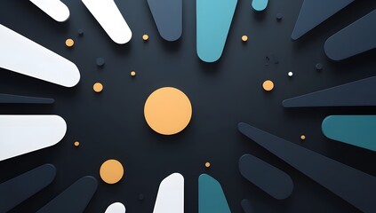 Fototapete - dark color abstract modern background