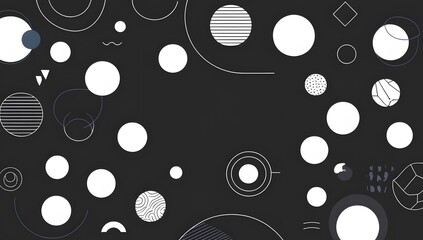 Fototapete - dark color abstract modern background