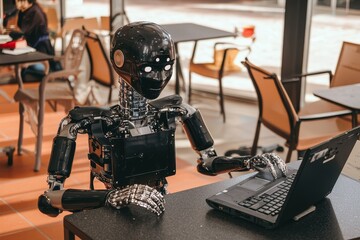 Poster - The Chatgpt robot is learning and answering questions, Stock Market