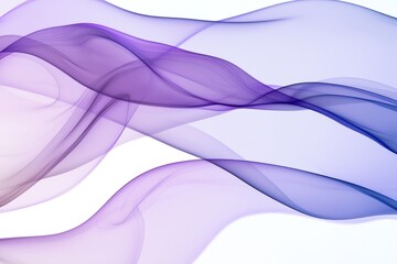Poster - Abstract blooming shape of lilac and periwinkle isolated on a transparent background, created with generative AI