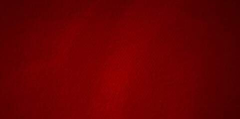 Wall Mural - Red texture pattern fabric. Textile material backdrop cloth background. Fabric canvas texture background for design. Fabric background Close up natural weave in dark red or teal color.