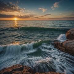 Lake Michigan is one of the five Great Lakes of North America, located entirely within the United States. It is the second largest Great Lake by volume and the only one bordered by a single country. K