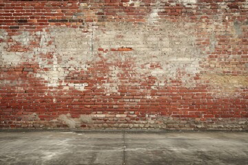 Canvas Print - Brick wall architecture building old.