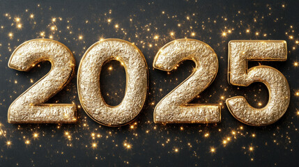 Wall Mural - Happy new year 2025