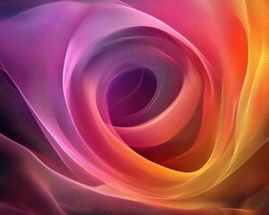 Poster - Colorful gradient swirl abstract mesh backdrop