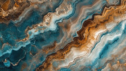  Abstract marble texture background featuring a blend of brown and blue hues ideal for use as wallpaper or a decorative background