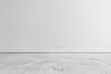 Sticker - Minimalist white wall background