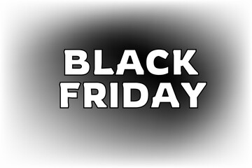 Wall Mural - black friday vector graphics on black and white background