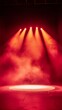 © cac_tus - stage with red spotlight and fog effects