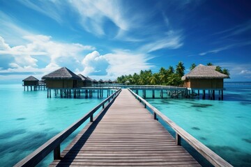 Canvas Print - Maldives scenery outdoors nature summer.