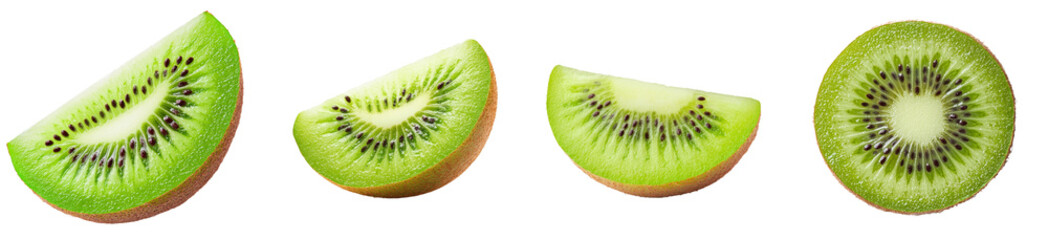 Poster - An isolated kiwi fruit on a transparent background (.)