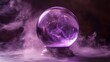 © DonChanu - Crystal Ball with Purple Smoke and Glowing Light