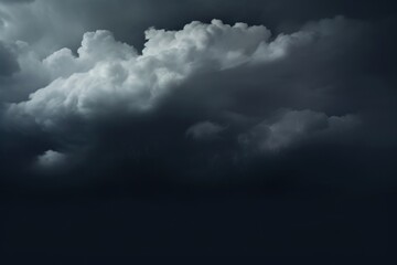 Wall Mural - Dark background cloud sky thunderstorm.