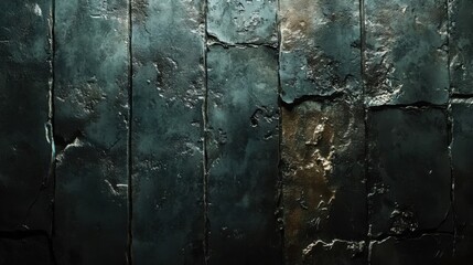 Canvas Print - old wooden door