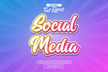 Sticker - Social media editable text effect