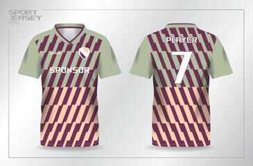 Sticker - sport jersey for football and soccer shirt template