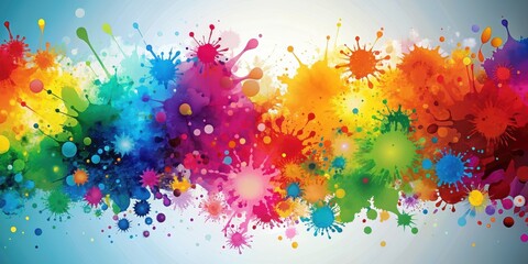 Ink splat background with colorful abstract patterns, ink, splat, background, colorful, abstract, artistic, paint, texture