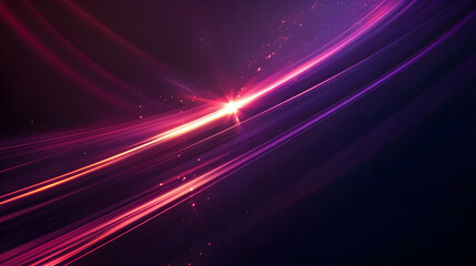 Poster - Dark purple background with red light streaks running down diagonally.