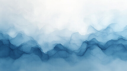 Wall Mural - The image is a blue and white gradient with a lot of blue