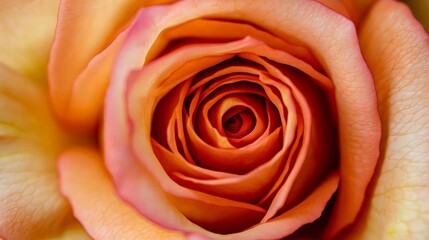 Wall Mural - Close-up of a Peach Rose