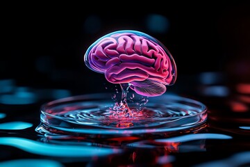 brain reaching a state of flow where time disappears and total focus is achieved, unlocking untapped