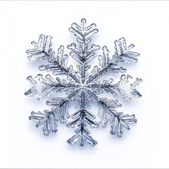 snowflake winter ice cold crystal frost snowy seasonal decoration nature weather shiny transparent background delicate intricate ornament winter wonderland 