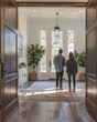 © Kristian - Homeowners Unlocking the Door to Their Newly Renovated Dream Home