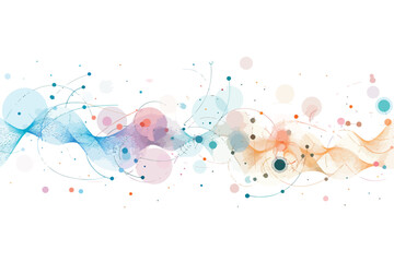 Wall Mural - ai neural network visualization isolated